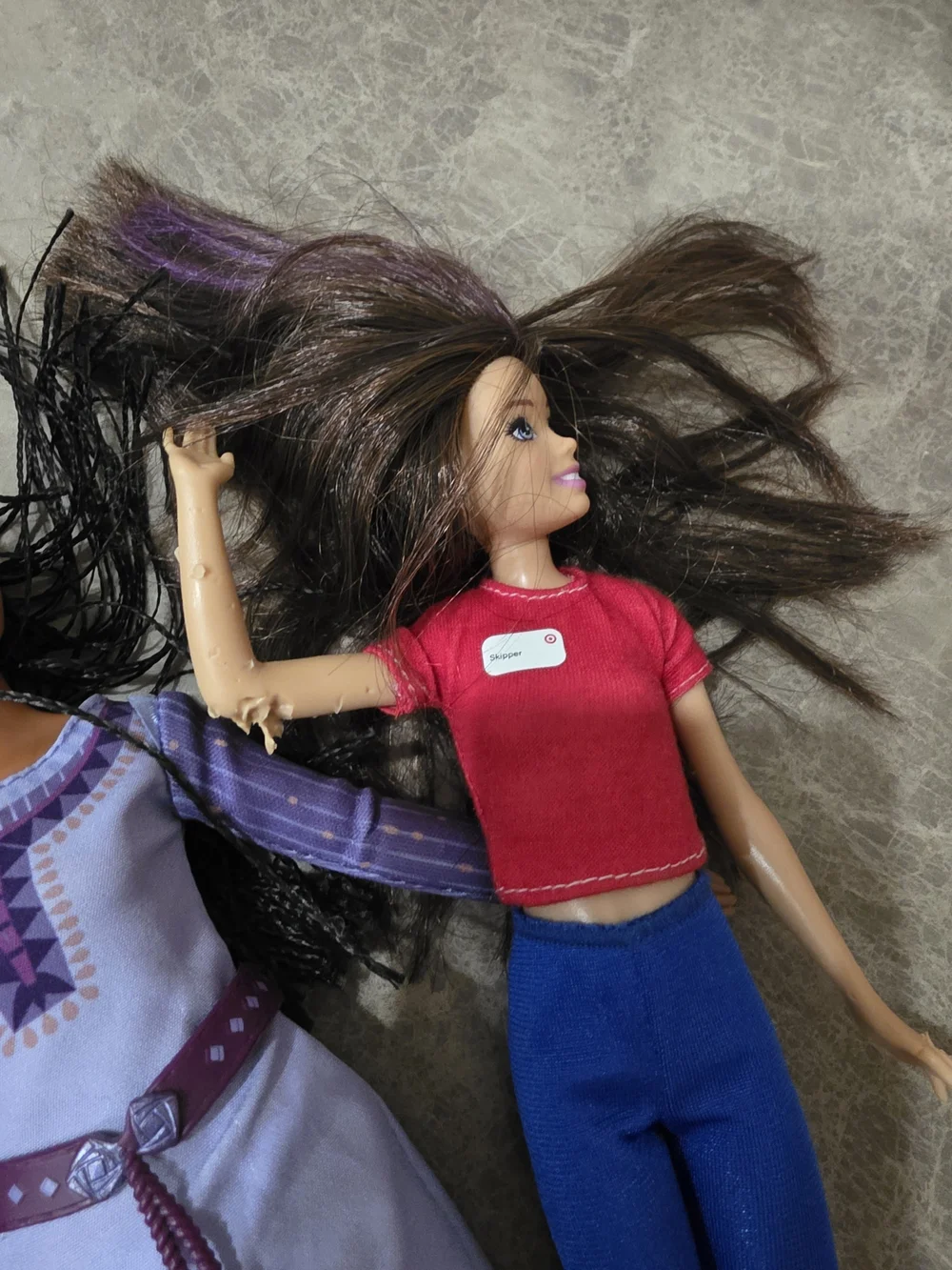 Barbie Mixed Doll & Accessory Lot with Pink, Purple, Blue and Teal Pieces - Picture 2 of 4